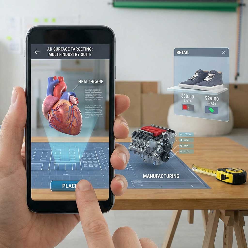 Custom Web AR Experience + 3d modeling